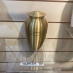 Gold Ginger Jar Urn