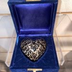 Black and Gold Heart Keepsake